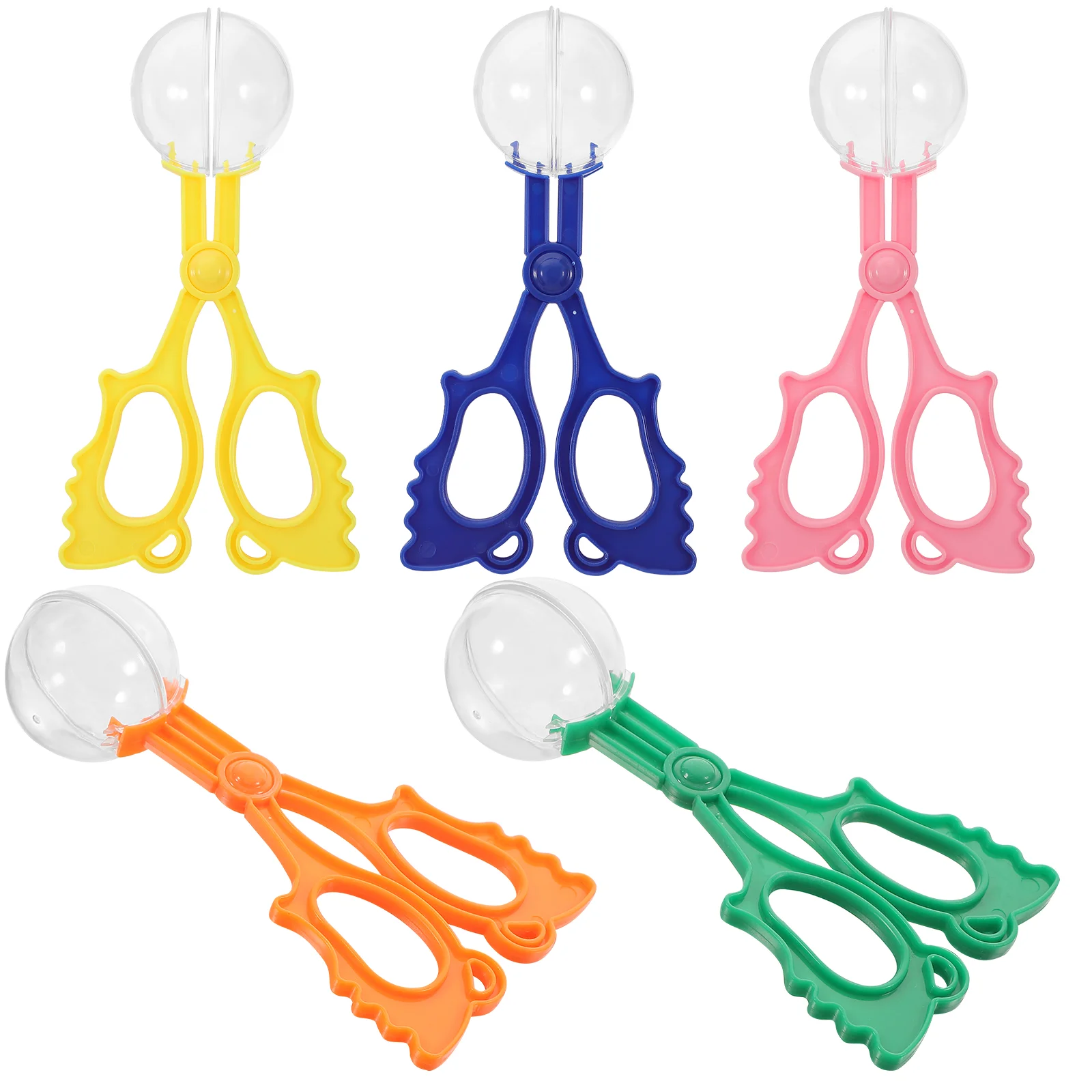 

5pcs Scoopers Bug Insects Catcher Tongs Tweezers Bug Set for Bulk Toys For Kids ( Mixed Color )