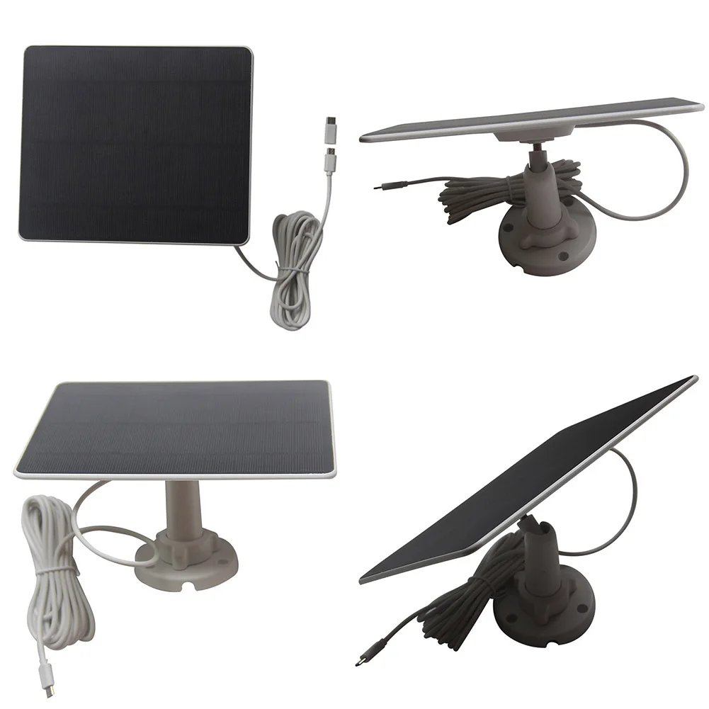 Водонепроницаемая солнечная панель для камеры безопасности 12 Вт класс защиты IP65