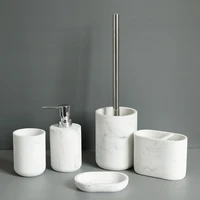 bathroom accessories set 5 piece bath soap dispenser toothbrush holder toothbrush cup soap dish for decorative countertop