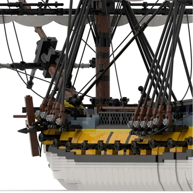 Конструктор Moc модель военного корабля технология испанский фрегат гермония