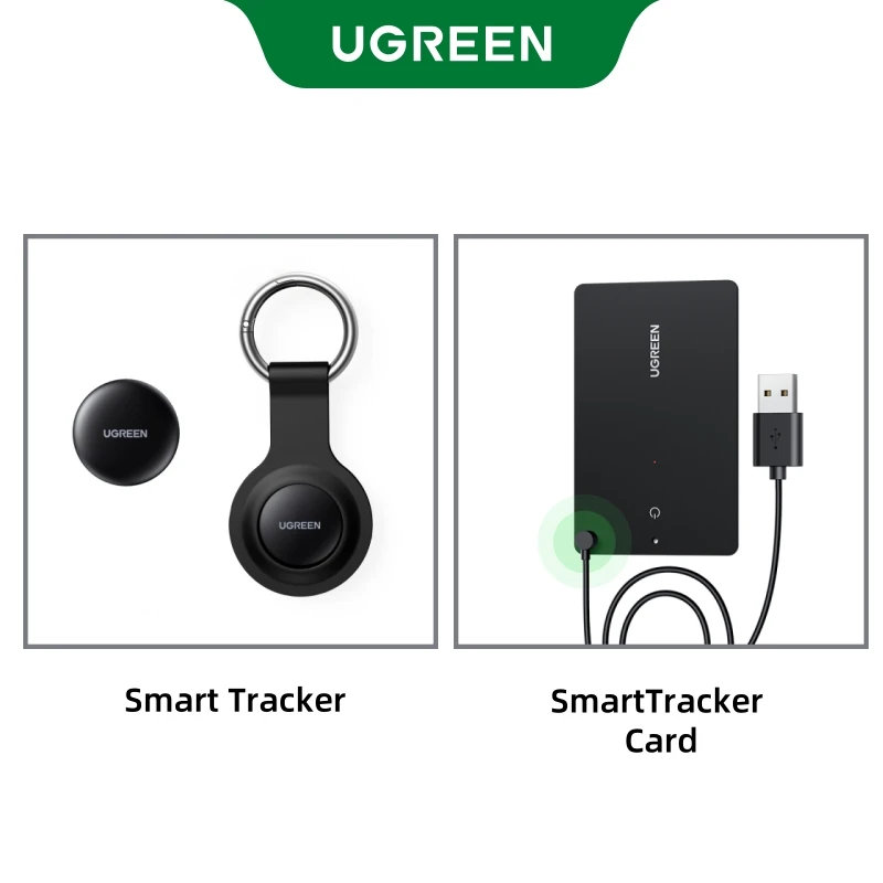 

Карта UGREEN Security SmartTrack работает с Apple Find My Wallet Bluetooth Tracker Phone Finder Водостойкая (только iOS)