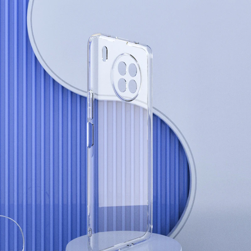 clear for honor 50 lite case cover on huawei bumper shockproof transparent silicone phone funda black matte |