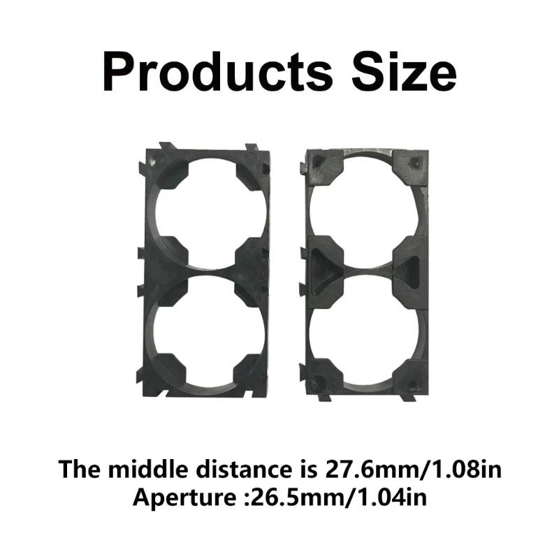 10 шт. удобный держатель для литиевых батарей 26650 полка штабелирования