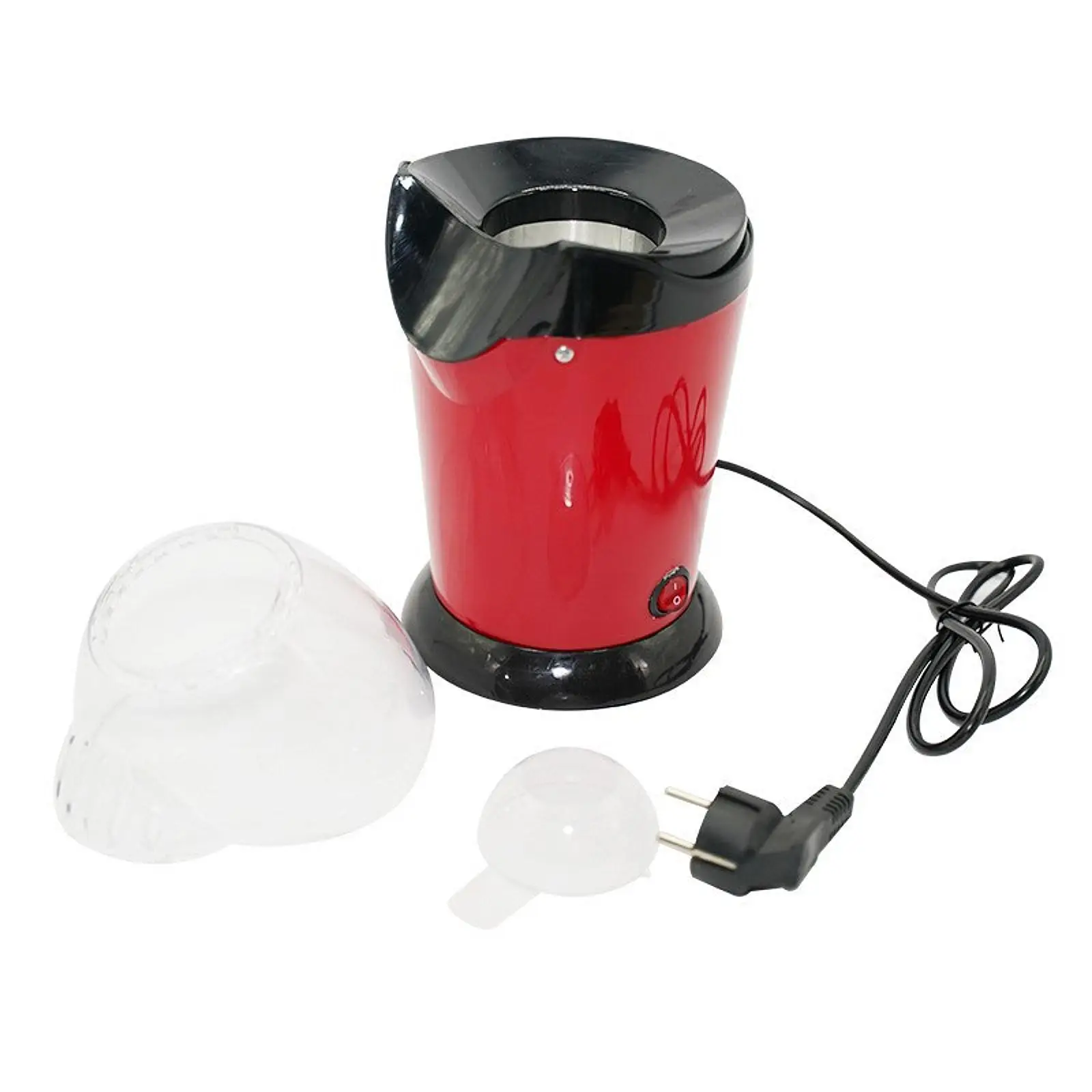 Hot Air Popcorn Maker Easy to Clean Quick Heat with Ventilation Holes Compact 1100W Non Sticky Pot Popcorn Popper for Home Party