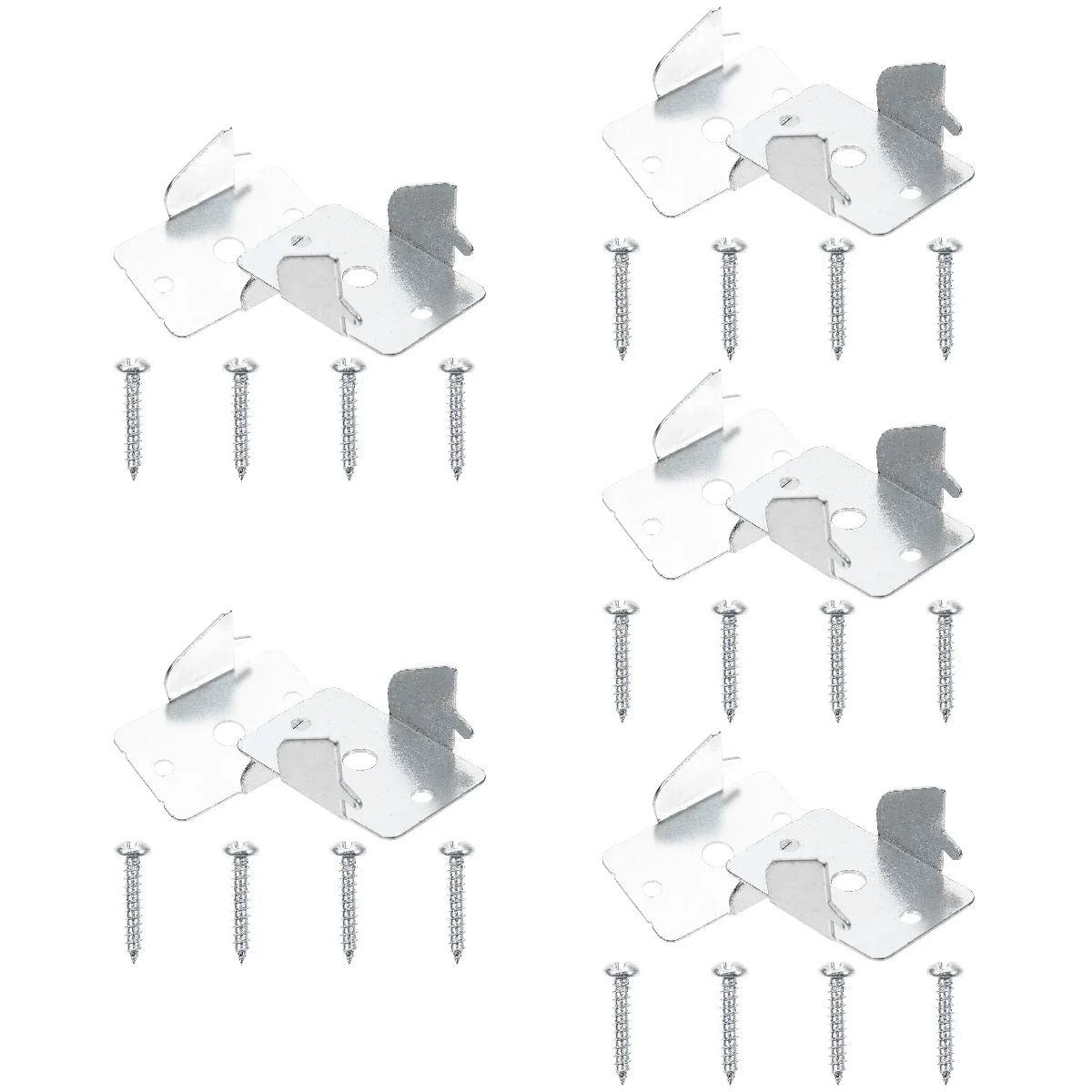

10 Sets Home kitchen wall mount Durable Curtain Holders For Wall With Screw curtain rod mounting brackets curtain bracket