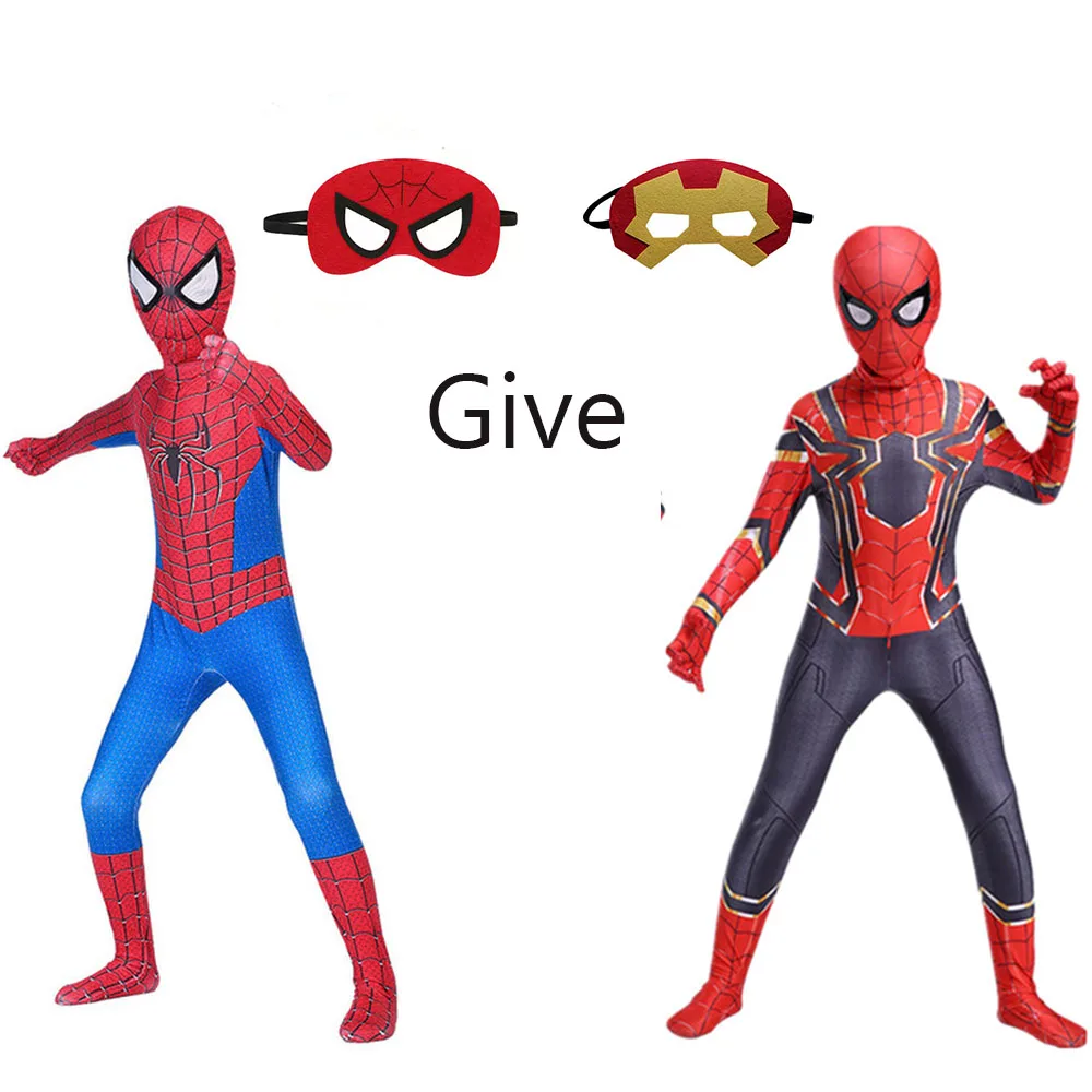 Детский Железный трико в виде Человека-паука |