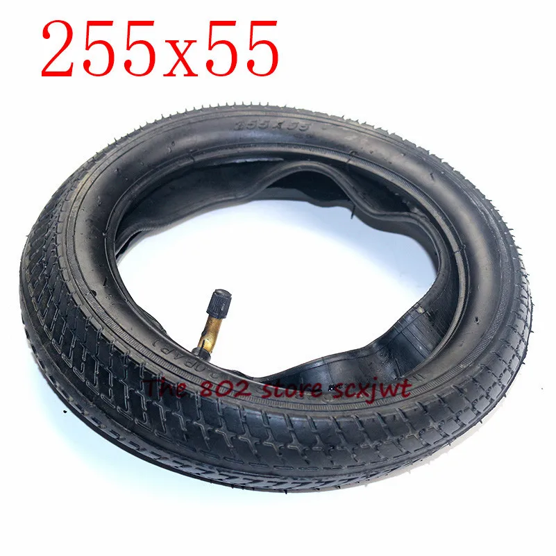 

Good quality 255X55 tyres and inner tube for children's tricycle Baby trolley tires