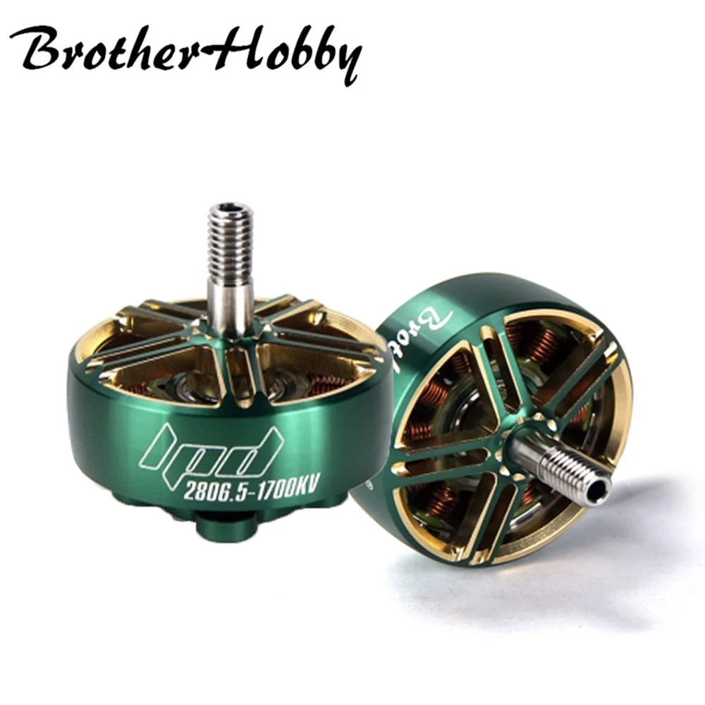 

Электродвигатель Brother Hobby LPD 2806,5 1300KV / 1700KV 4-6S бесщеточный 7-9 дюймов Пропеллер для радиоуправляемого FPV гоночного дрона мультикоптера