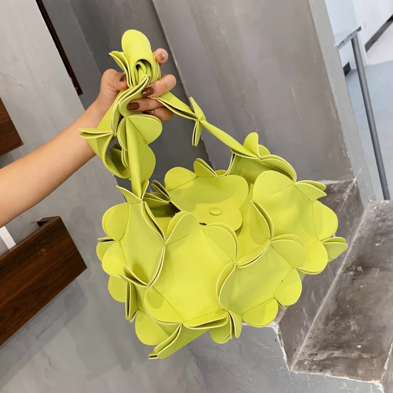 

Sweet Fashion Petal Shoulder Bag Women New Designer Small Handbags and Purses Female Underarm Bag