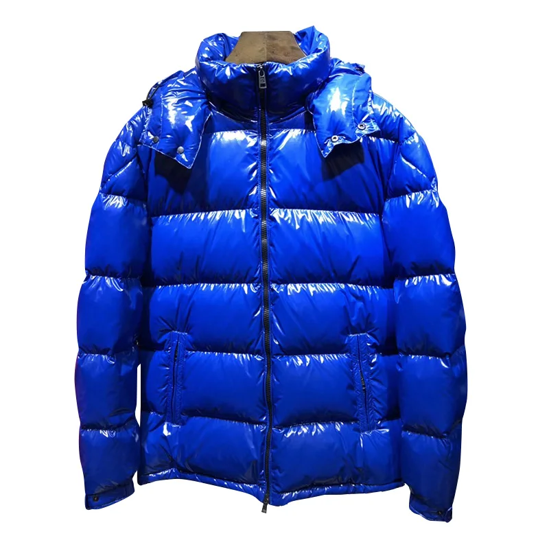 2022 new starbags down jacket, men's winter Hooded Jacket suitable for male students, thickened and warm long jacket，top quality