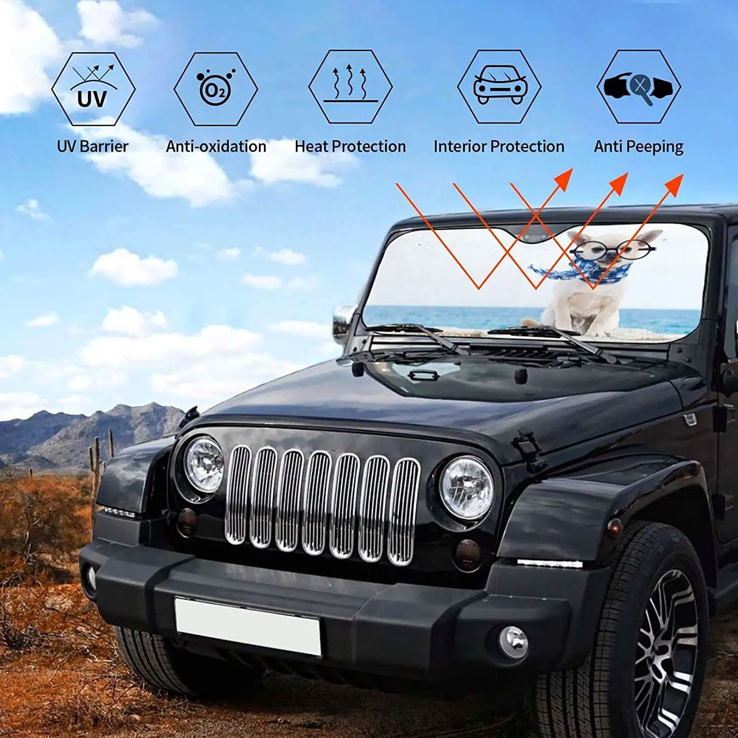 Рисунок 6 - Индивидуальный автомобильный солнцезащитный