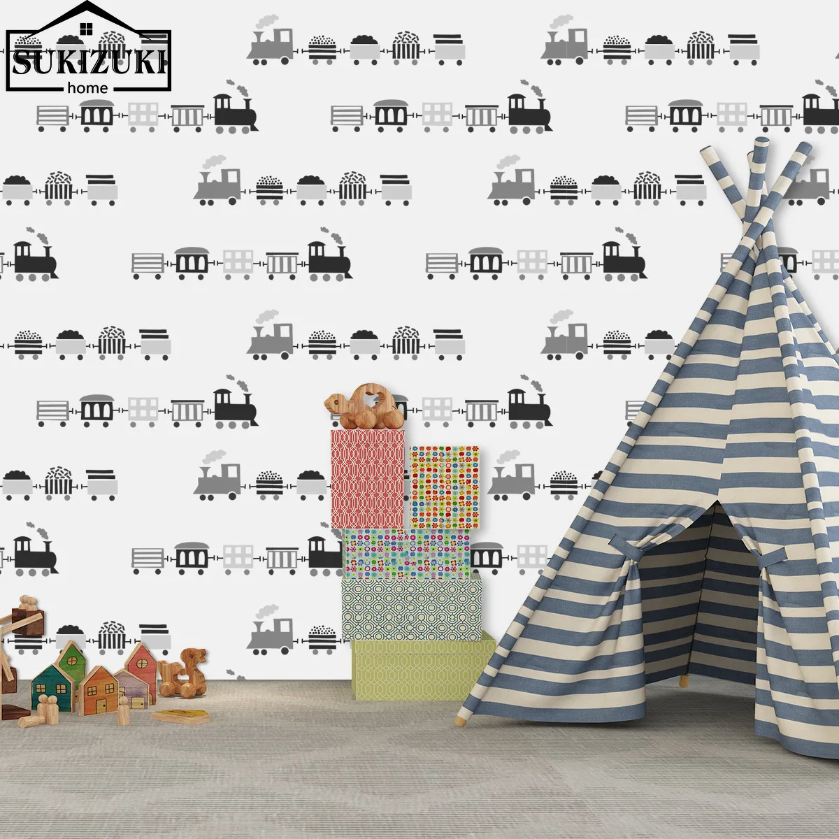 

Обои с рисунком животных для детской комнаты, 3d стикеры на стену