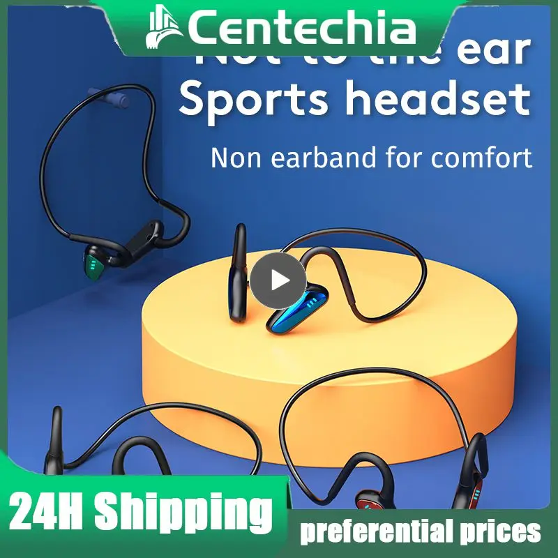 

Hands-free Bone Conduction Headphones Microphone Waterproof Sports Earphone Hifi Sound Effect 150mah For Huawei Running