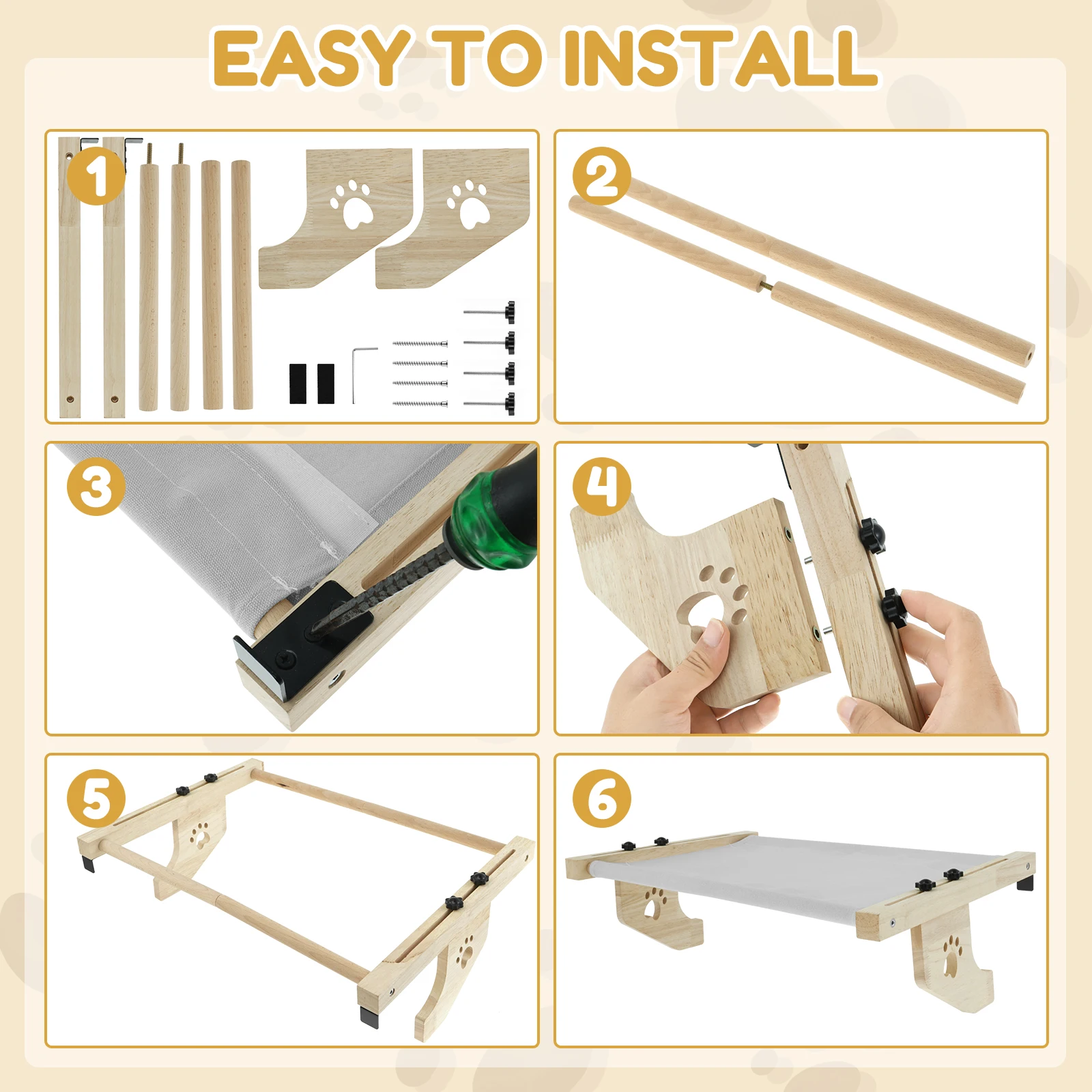 Деревянный Гамак Для Кошек Подоконник Многофункциональная Вставка С Полками Kallax