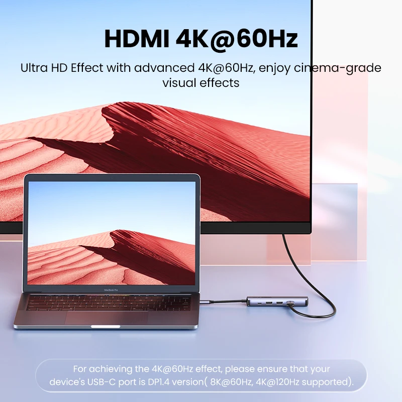 USB-концентратор UGREEN USB Type-C 3 1-4K HDMI RJ45 0 док-станция для MacBook Pro Air 2020 ПК usb-хаб |