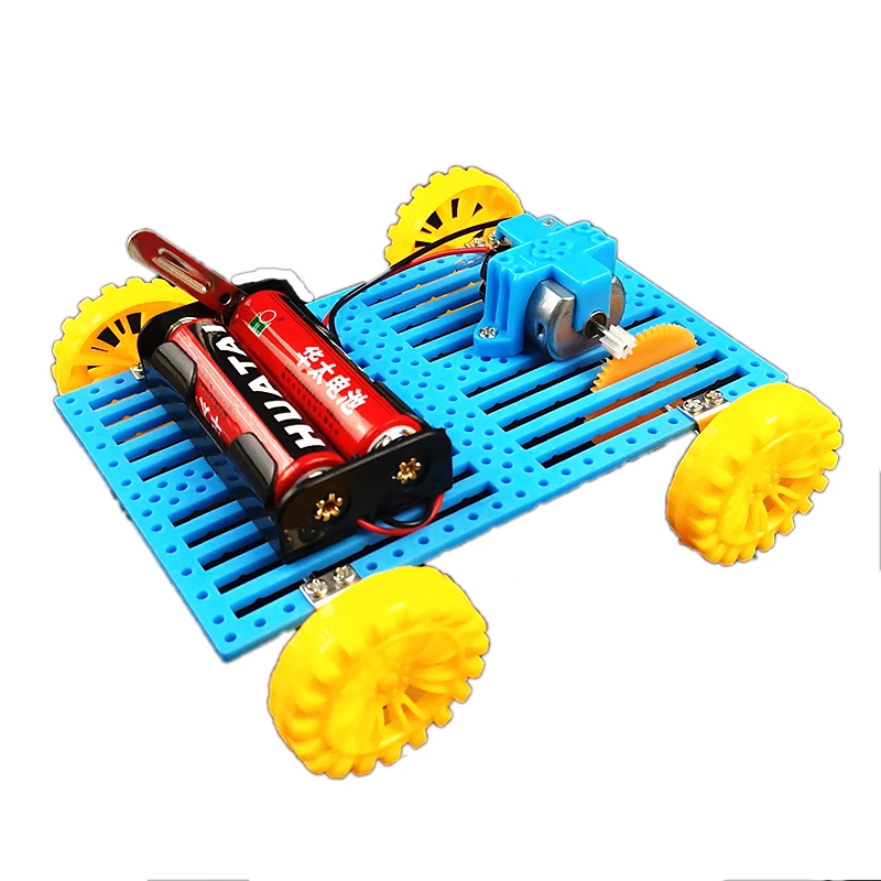 

High-speed Electric Mini Car Creative Scientific and Technological Inventions DIY Material STEAM Toy Kit Gift for Children