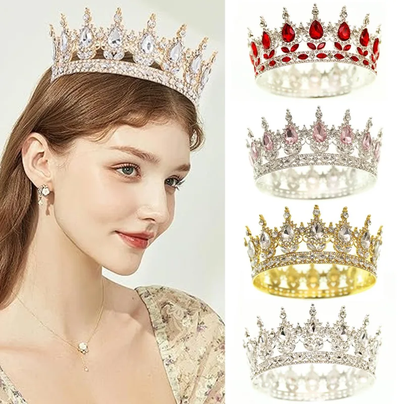 Диадема хрустальная в стиле барокко