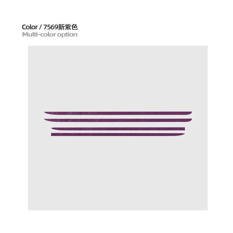 

Декоративные наклейки из суперзамши для внутренней отделки дверных панелей Zeekr 7X 2024-2025, аксессуары для интерьера автомобиля