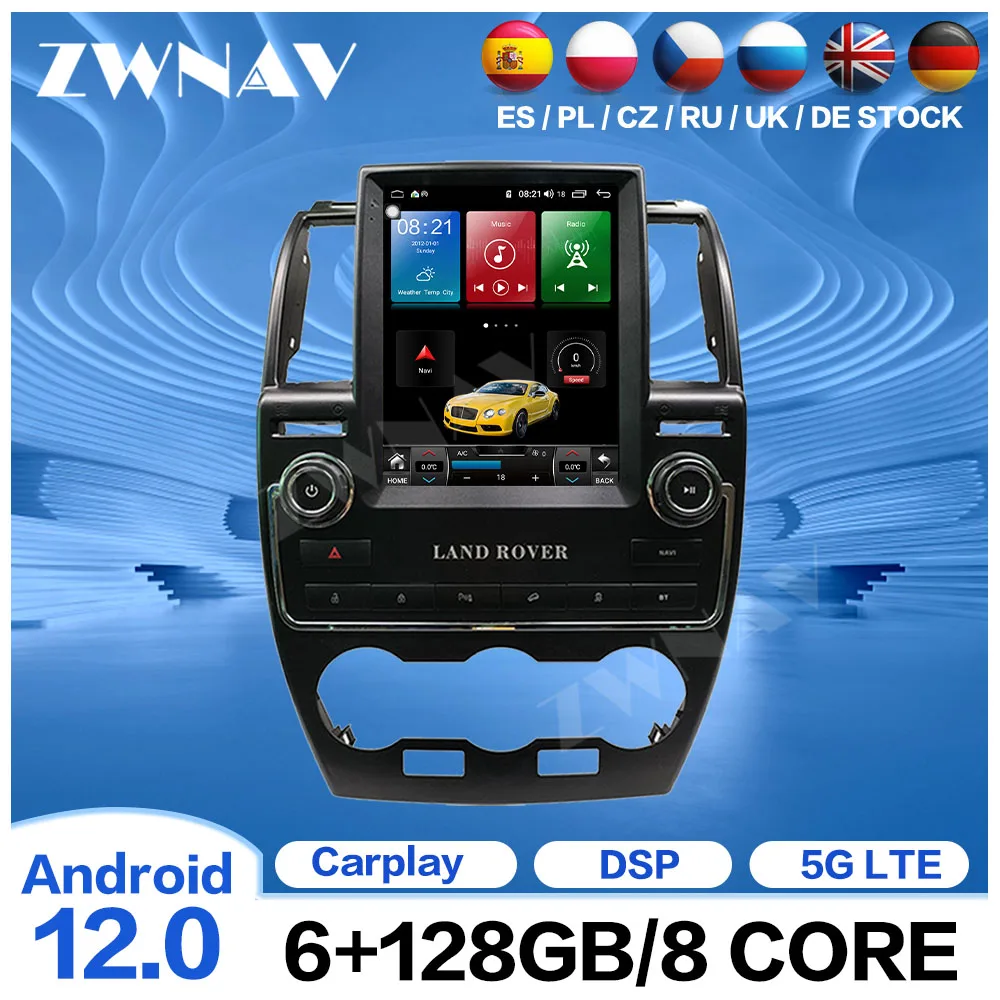 Carplay Land Rover Freelander 2 2007 2008 2009 2010 2011 2012 2013 2014 2015 Tesla 1 Din Android мультимедийный плеер аудио