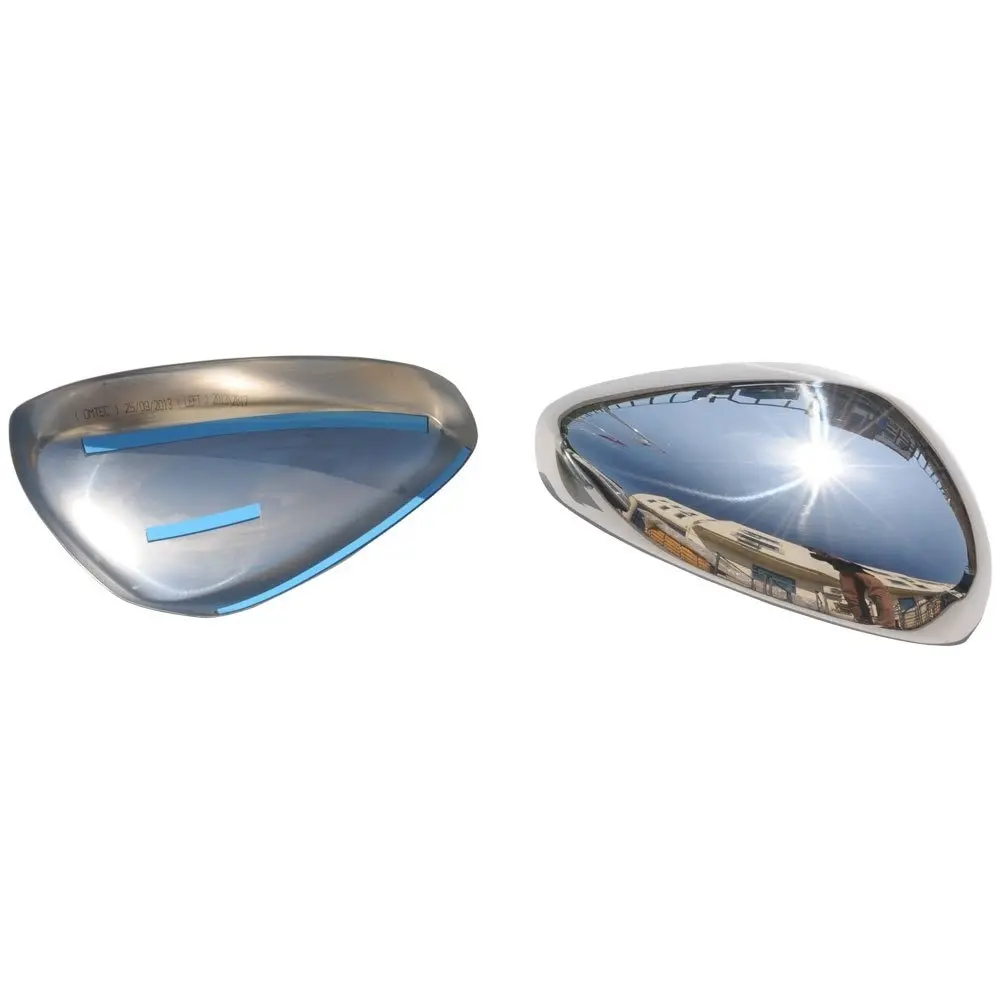 2 шт. хромированные боковые зеркальные аксессуары из нержавеющей стали для CITROEN C3