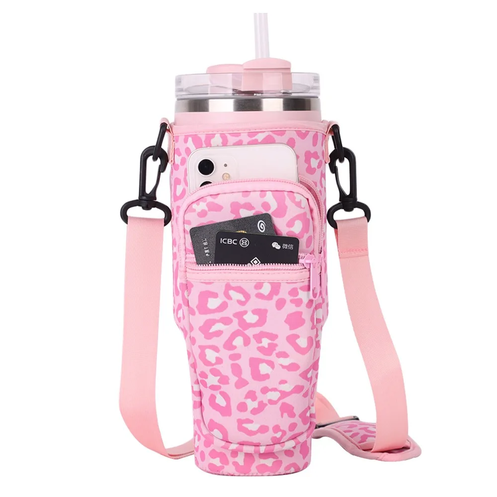 

Держатель для бутылки с водой 40 унций из неопреновой ткани