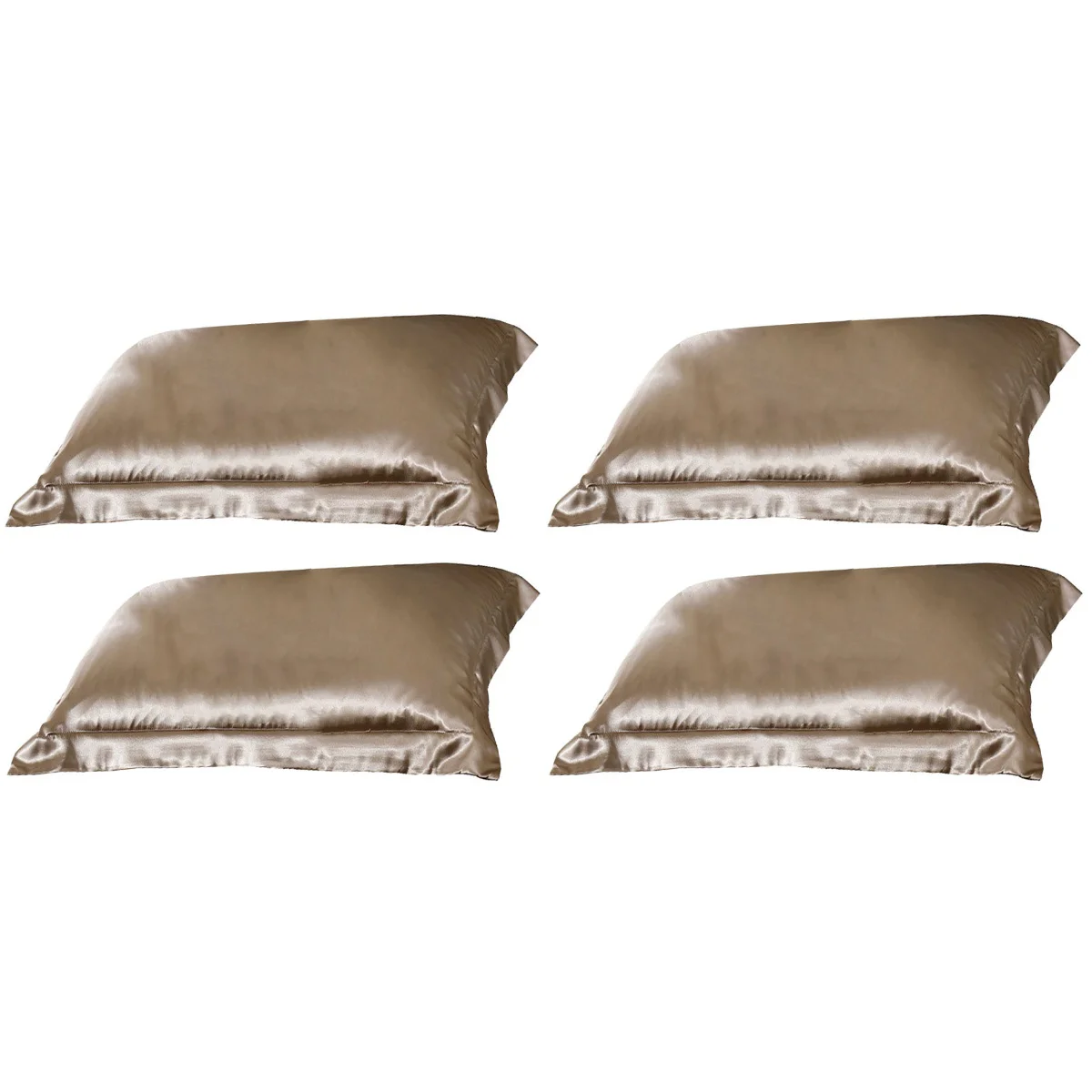 

Pillow Silk Pillowcase Cover Case Covers Pillows Throw Cushion Satin Beddingsleeping Bed Ptotectorsenvelope Plain Ice Encasement