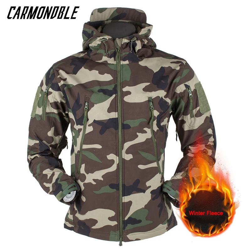 CARMONDBLE 9-цветная мужская уличная зимняя ветровка теплая мягкая куртка одежда из
