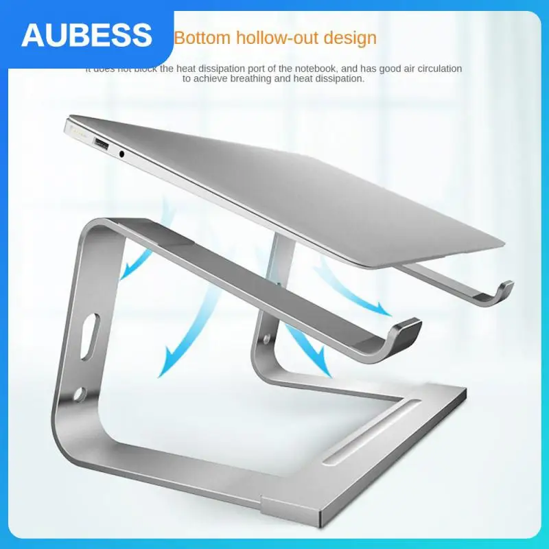 

Static Load 10kg Clean Desktop Foldable Computer Stand Flexible Adjustment Notebook Holder Thickening And Compression Resistance