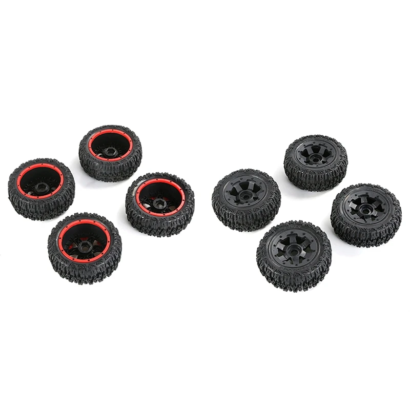 

Резиновые задние и передние шины для внедорожников 1/5 HPI ROFUN BAHA ROVAN KM BAJA 5T/5SC/5FT, детали для радиоуправляемых автомобилей, красный