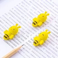 1 pcs cute bee eraser student eraser office supplies