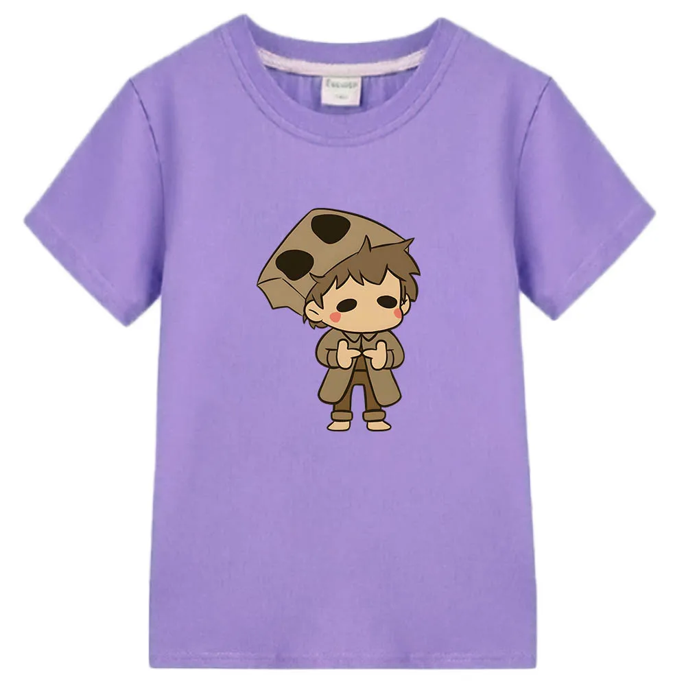 

Футболка с коротким рукавом и манга для мальчиков и девочек, 100% хлопок