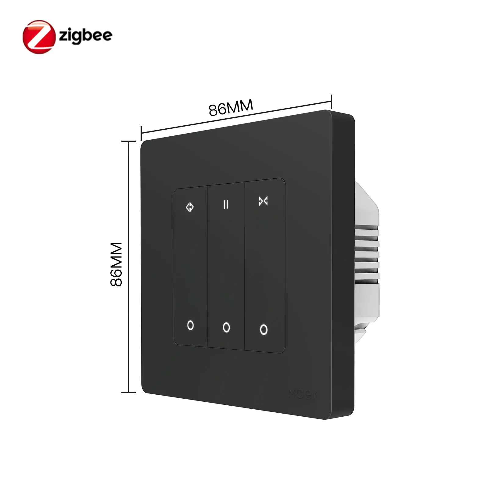MOES Smart ZigBee Star Ring переключатель штор для рольставней электрические шторы слепой двигатель Alexa/Google домашний пульт дистанционного управления