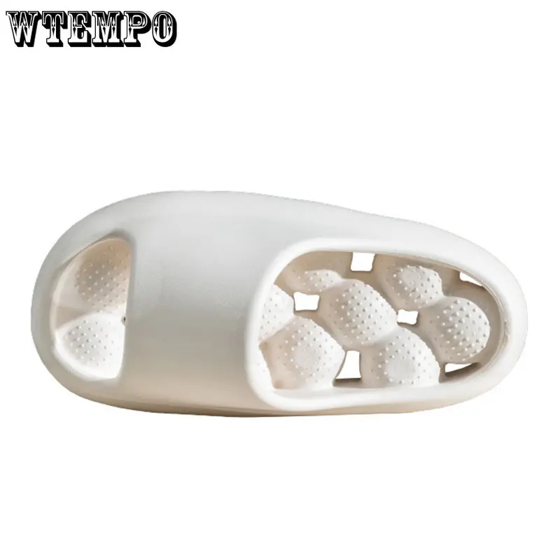 

WTEMPO Leaky Massage Bathroom Home Slippers Women Summer Soft Sole Eva Indoor Slides Man Sandals Non-Slip Flip Flops Wholesale