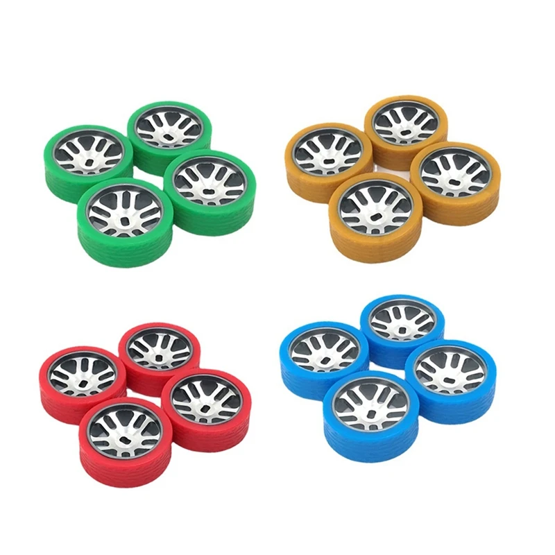 

Metal Wheel Pattern Racing Tires Tyre For Wltoys 284131 K969 K989 P929 P939 Mini-Z Mini-Q 1/28 RC Car Upgrade Parts