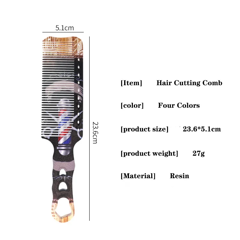 2 шт. Антистатическая расческа для волос с плоским верхом |