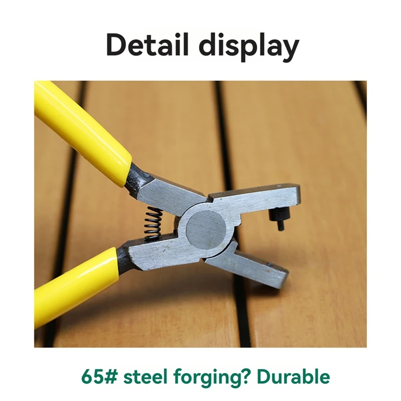 5-дюймовый кожаный ремень дырокол плоскогубцы мини-ремешок для часов