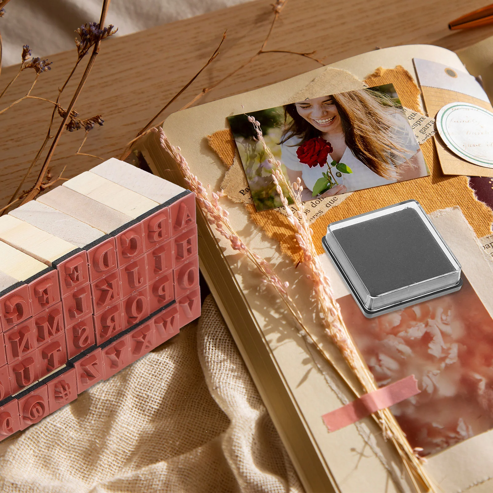 40 шт. буквенно-цифровые штампы принадлежности для скрапбукинга журналов с