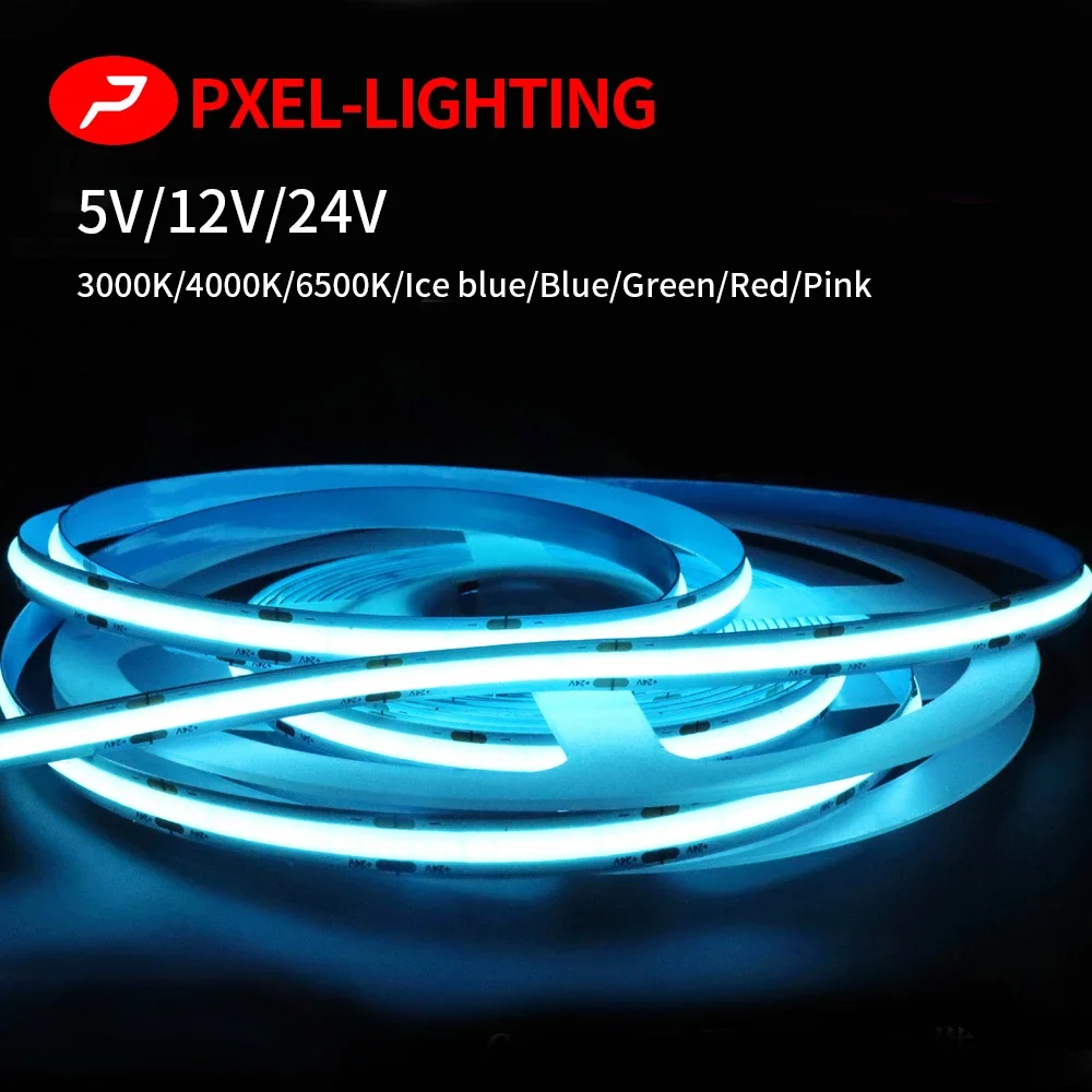 Гибкая светодиодная лента для шкафа 8 мм светодиодов/м