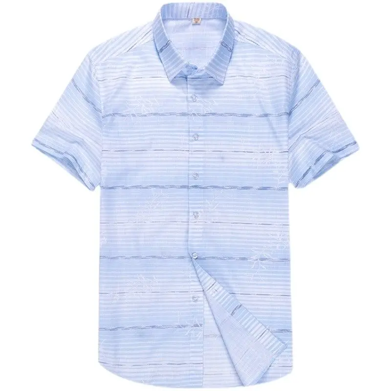 

Men's Casual Plaid Shirt Comfortable Special Design Short Sleeve Shirts High Quality 100% Cotton Easy-care Smart Shirts