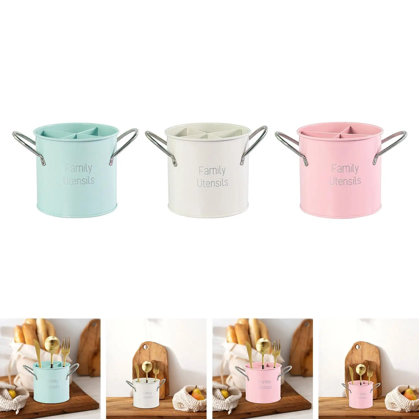 Клетка для палочек и столовых приборов с 4 отделениями