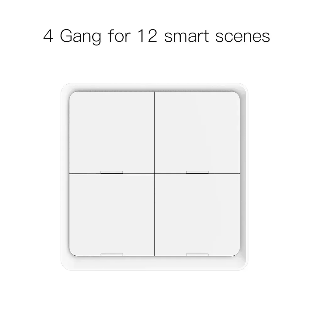 MOES Беспроводной 12-кнопочный контроллер сценариев ZigBee