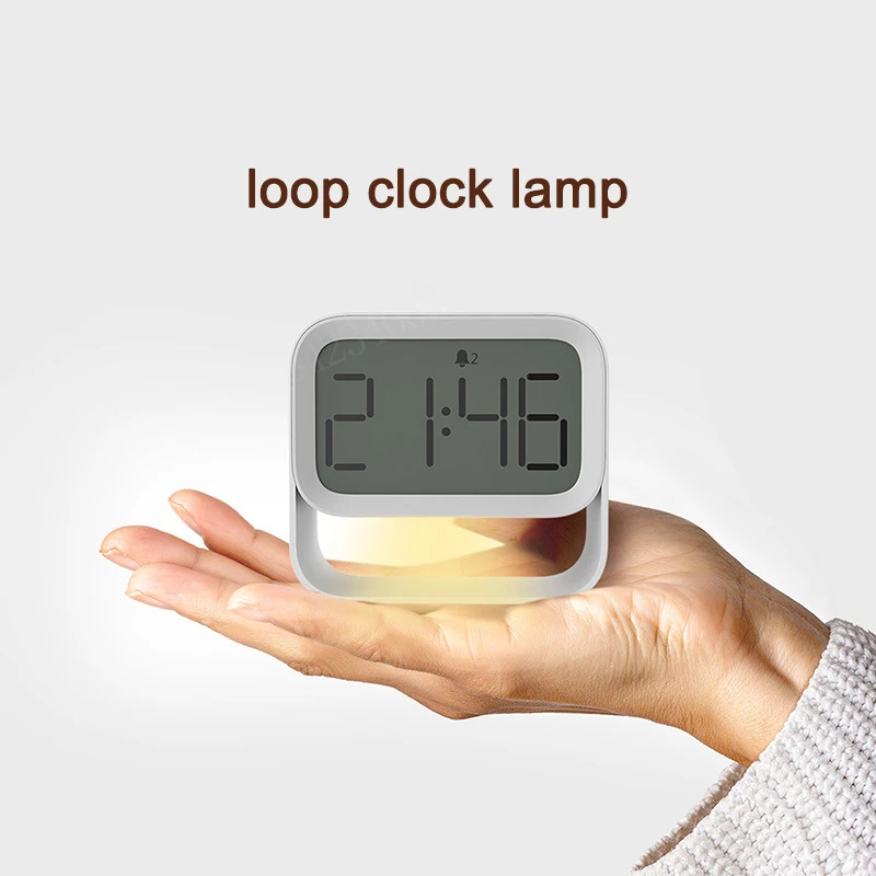 

Циферблат, светодиодная лампа, цифровой будильник, Ночной светильник, настольные часы, украшение для дома и стола, встроенный аккумулятор ...