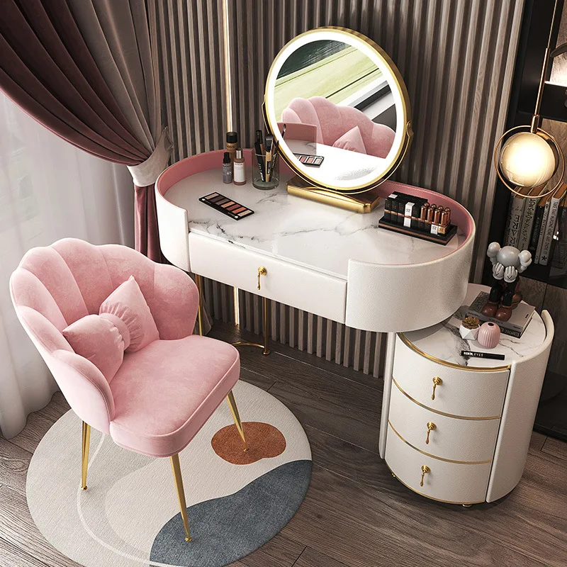 

Dressing Table Bedroom Modern Minimalist Multifunctional Storage Cabinet Makeup Cabinet Bedroom Furniture Home Furniture Vanity