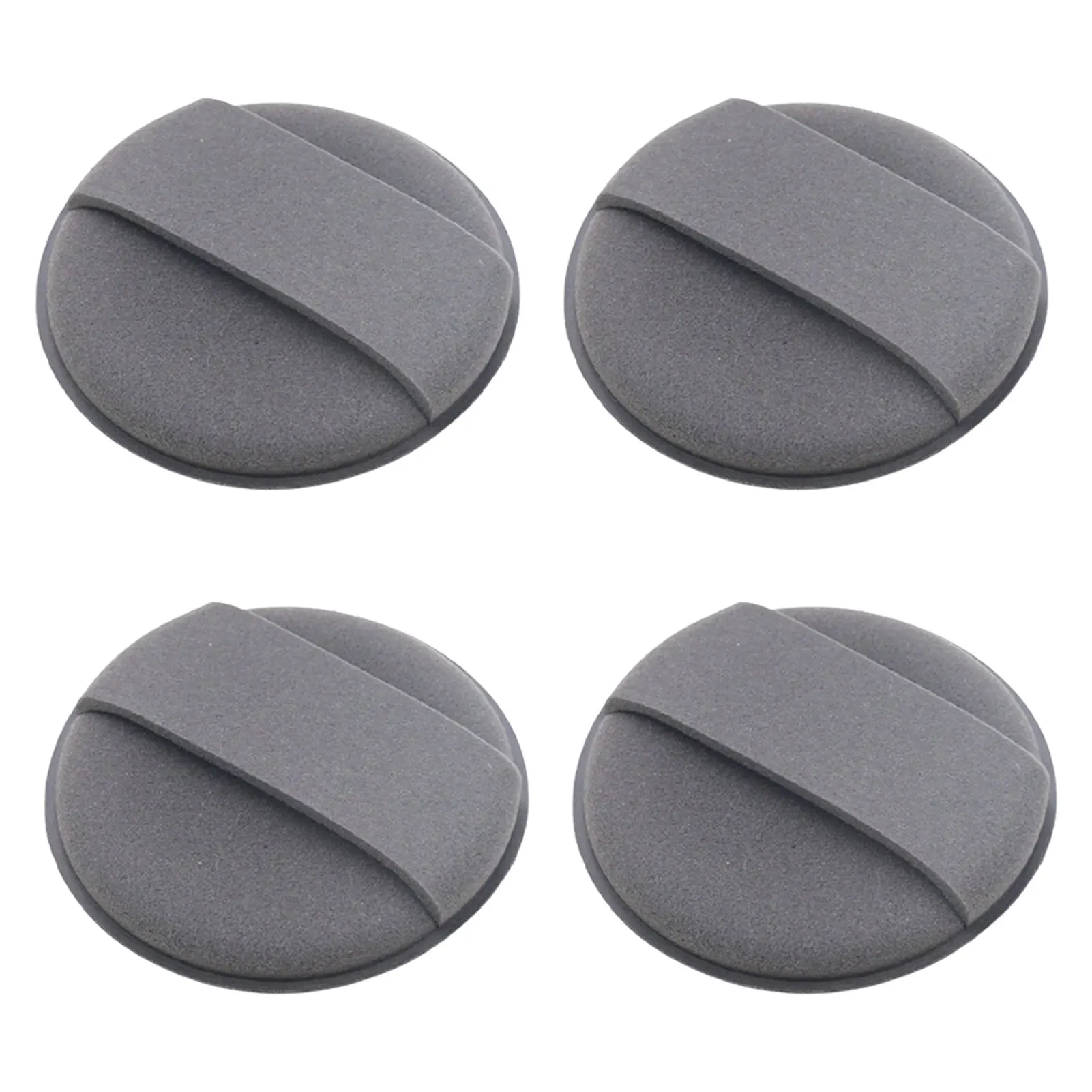 

4pcs 4inch Lightweight Applicator Pad Car Care Repair Shop Home Hand Polishing Sponge Durable Soft Easy Clean Round