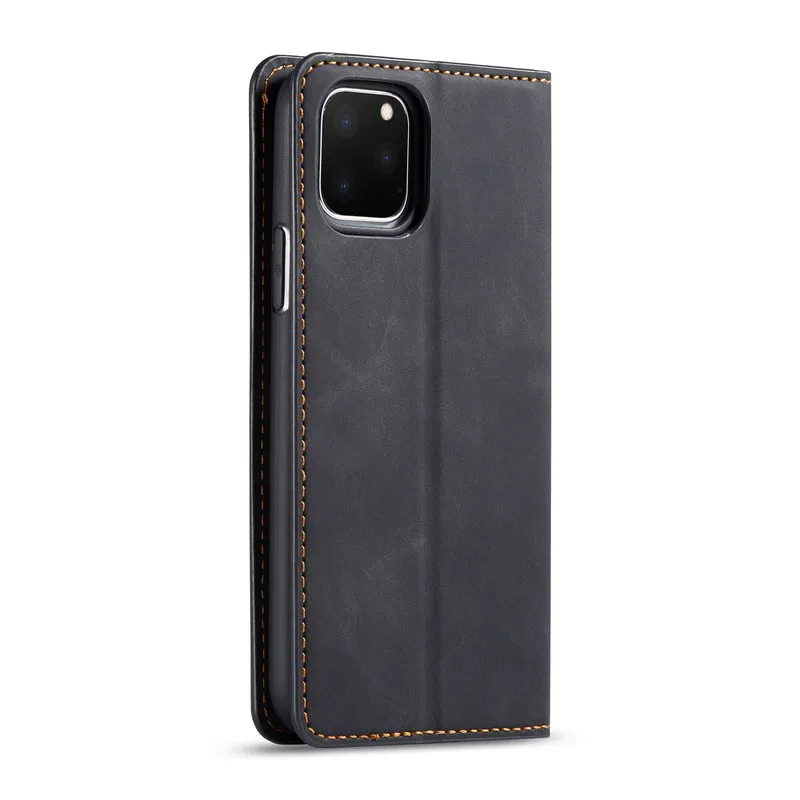 Business Magnetic Soft Leather Case Cover For iPhone 14 Pro Max 13 12 11 XS Max X XR 8 7 6S 6 Plus 5 5S SE 2022 Flip Wallet Case