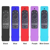 2022 silicone remote control protective case for samsung smart tv netflixbn59 tv remote cover shockproof for samsung case