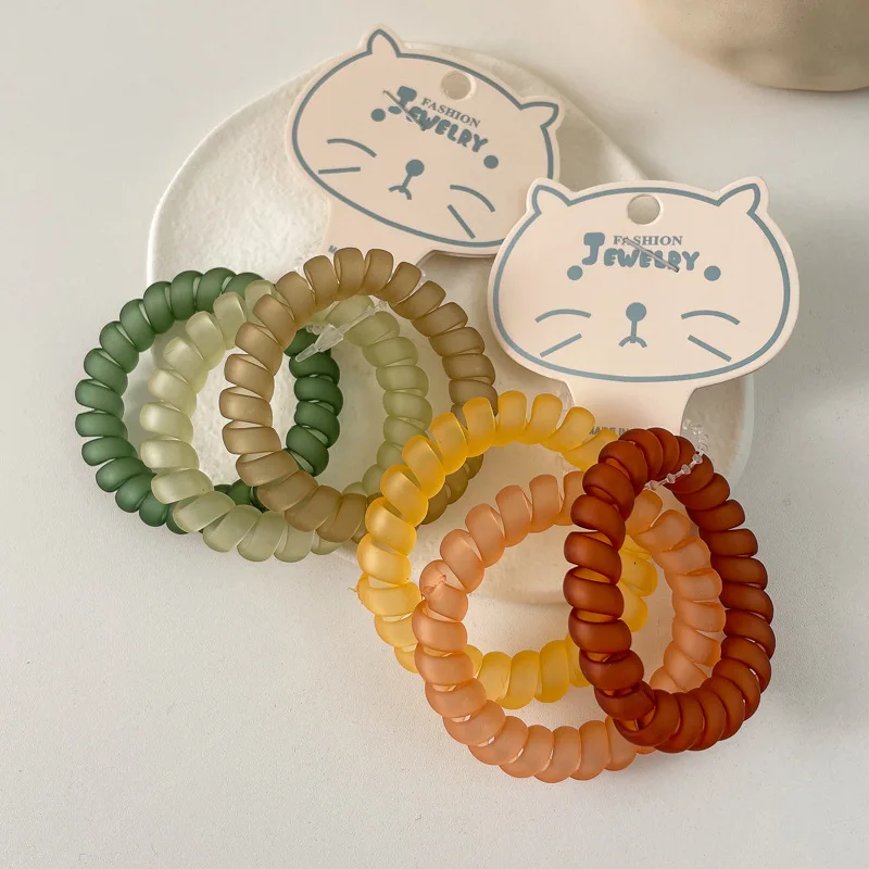 

Hair Accessories for Women Band Scrunchies Headbands Elastiques Cheveux Tie Bands Korean Telephone Line Ponytail Elastico Cabelo
