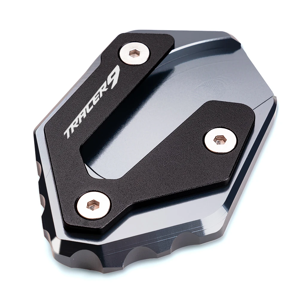 

Для Yamaha Tracer 9GT 2025 Tracer 9 GT Tracer 9 Мотоцикл Боковая подставка с ЧПУ Увеличенная удлинительная подставка для ног Колпачки клапанов шин