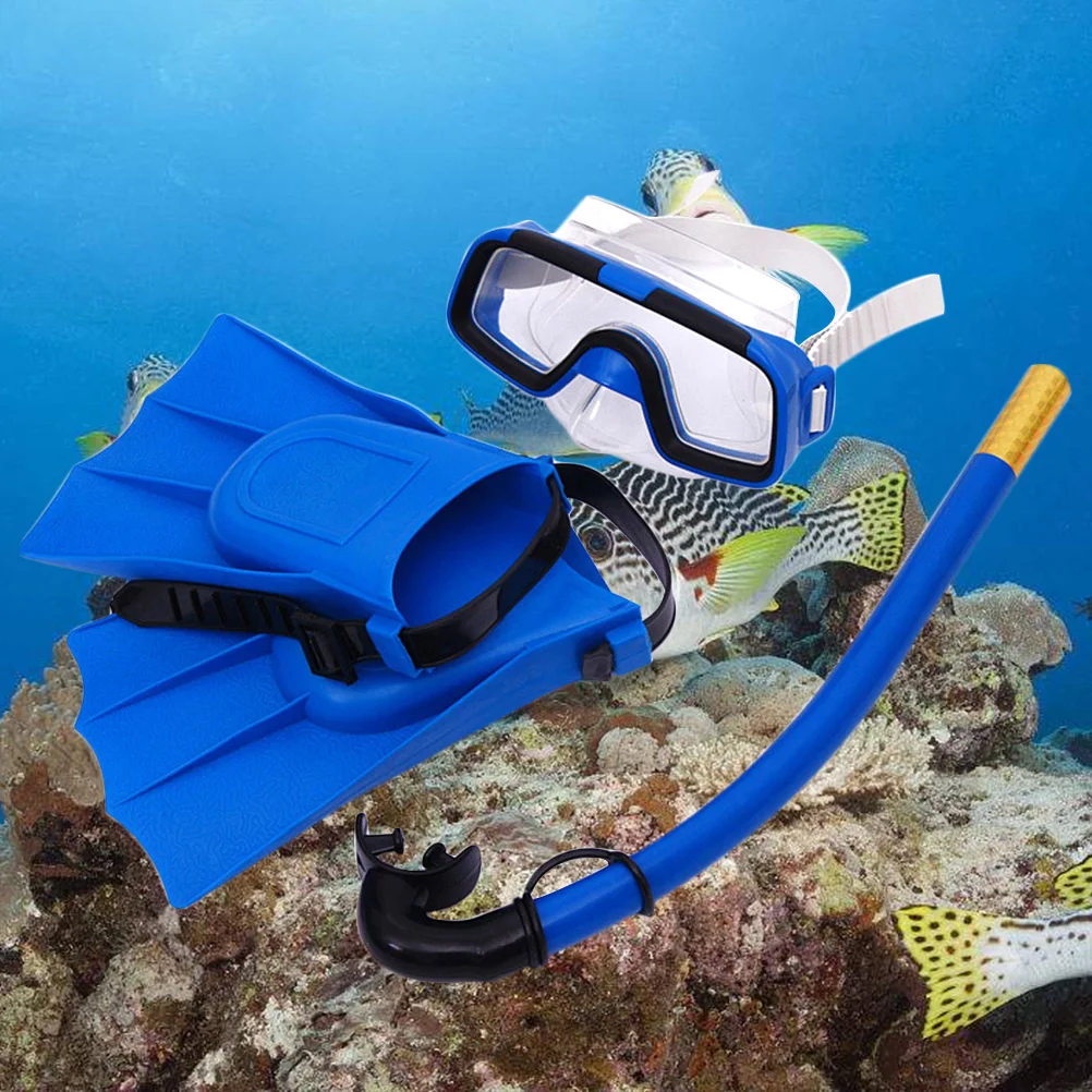 

3pcs Adjustable Practical Creative Professional Children Diving Glasses Scuba Snorkeling Set