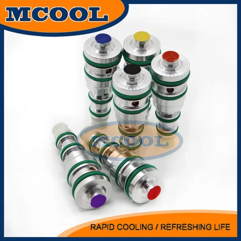 Компрессор переменного тока 44Psi 42Psi 40Psi V5, электромагнитный регулирующий клапан для Buick VW Марка Volkswagen Opel DAEWOO Peugeot R12 или R134a - изображение